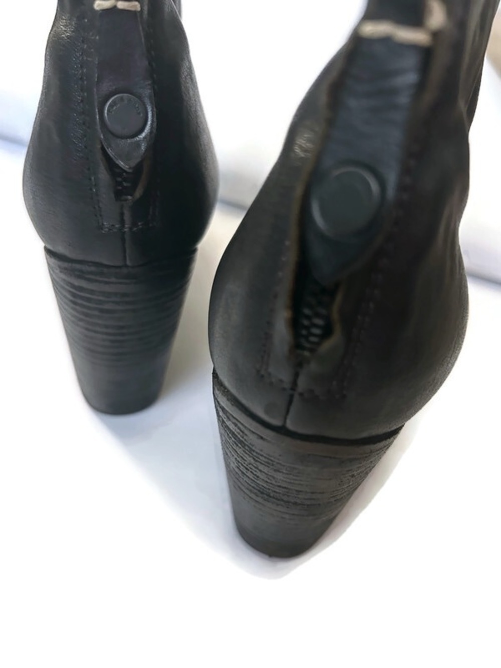 rag & bone Black Leather Ankle Booties - Picture 3 of 10